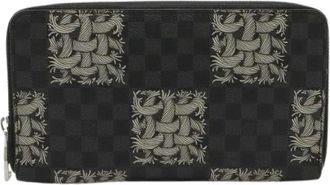 Louis Vuitton Pre-owned Wallets, female, Black, Size: ONE SIZE Pre-owned Damier Graphite Zippy Organizer Wallet