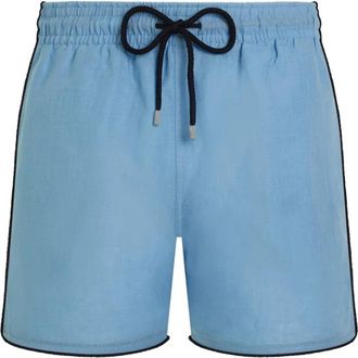 Vilebrequin Maurice Zwemshorts - Heren - Strandmode - Blauw - XL - Linnen - Badmode