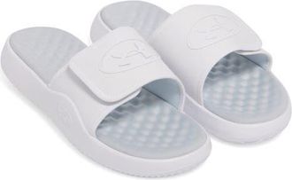 Under Armour Ignite Pro 8 Slide Sandal in 101 White at Nordstrom, Size 18