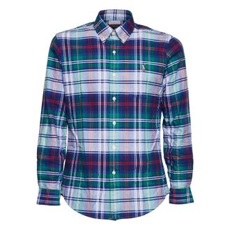 Polo Ralph Lauren Casual Shirts, male, Multicolor, Size: S Button-down Collar Shirt