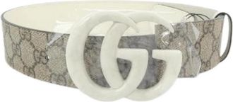 Gucci Pre-owned Vintage Belt - Dames - Vintage Accessoires - Beige - ONE Size - Vintage
