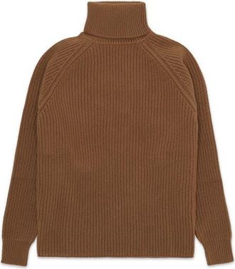 Fortela Oslo Merino Wool High Neck Sweater in Brown at Nordstrom, Size X-Large Eu