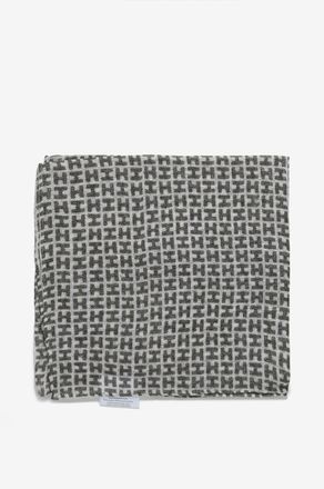 Hemisphere Einstecktuch aus Wolle und Leinen Rade