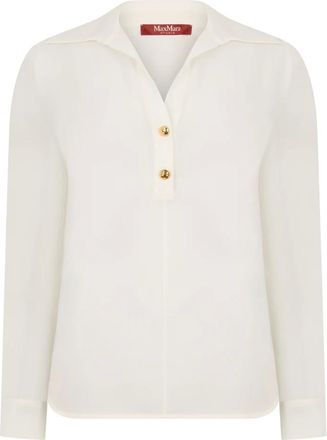 Max Mara Mujer, Blusas y Camisas, Beige, Talla: XS