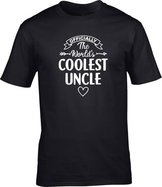 HippoWarehouse Officially The Worlds Coolest Uncle Unisex Short Sleeve t-Shirt (Specific Size Guide in Description) Black