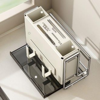 OEM Portacoltelli Da Cucina, Organizer Multifunzionale Per La Cucina, Portacoltelli + Lavagna Magnetica Con Ganci