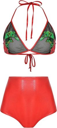 Brigitte Set bikini Carnaval - Rosso