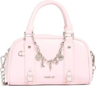 Madden Girl Kids Crinkle Faux Leather Bowler Bag in Ballet Pink at Nordstrom Rack