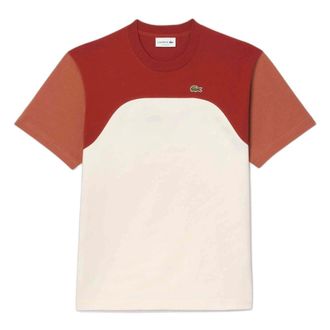Lacoste Tops, Heren, Veelkleurig, M, Th 955100Hbi T-shirt met korte mouwen