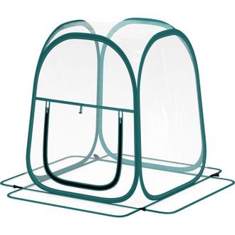 OEM Mini Invernadero De Jard&iacute;n, Mini Invernadero Plegable De Pvc Transparente, Para Uso Interior O Exterior, Para Hortalizas, 70 X 70 X 80 Cm -crezuo