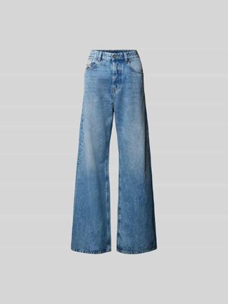 Diesel Relaxed Fit Jeans mit Kontrastn&auml;hten in Jeansblau, Gr&ouml;&szlig;e 25