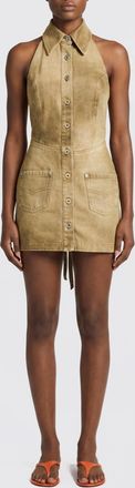 Blumarine Abito mini in denim di cotone