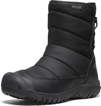 Keen Little kid PUFFRIDER WP, Black/Steel Grey, 8