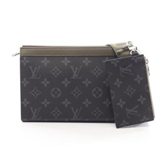 Louis Vuitton Monogram Eclipse Black Khaki Monogram Eclipse Handbag Shoulder Bag (Pre-Owned)