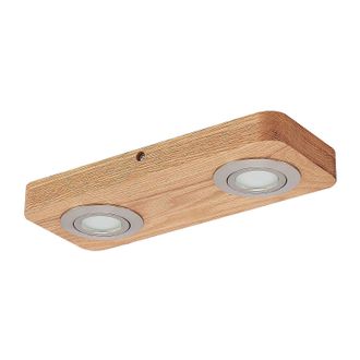 Lindby L&aacute;mpara De Techo mikari En Marr&oacute;n Madera - Lindby