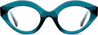 Kuboraum Occhiali ovali - Blu