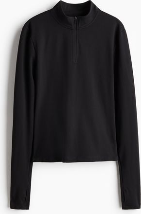 H&M Sportjacke mit SoftMove - Schwarz