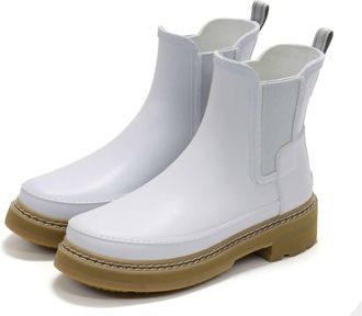 Hunter Womens Refined Stitch Detail Slim Fit Chelsea Boots In Spurrey