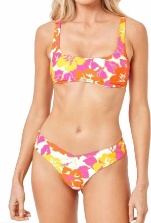 L*Space High Tide Bikini Top In Bliss And Blossom