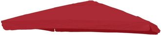 Hhg Funda De Repuesto Para La Sombrilla De Lujo Hhg-125 Con Solapa, Funda Para Sombrilla, 3,5 X 3,5 M (&oslash; 4,95 M), Poli&eacute;ster, Burdeos