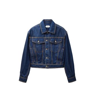 Versace Contrast-stitch Denim Jacket