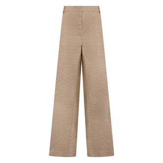 Philosophy di Lorenzo Serafini Dames, Broeken, Beige, Maat: L Wol