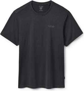 RAB Crimp Elevation Tee Funktionsshirt f&uuml;r Herren | grau/schwarz
