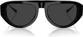 Ferrari 55mm Pilot Sunglasses in Black /Grey Polar at Nordstrom
