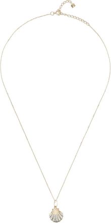 Mateo Bijoux 14kt geelgouden Venus halsketting met diamant