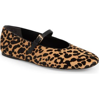 Nordstrom Maraise Ballet Flat in Tan Leopard at Nordstrom Rack, Size 9
