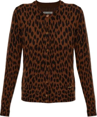 Zadig&Voltaire Missya Cardigan - Dames - Vesten - Bruin - XS - Wol - Truien & Vesten