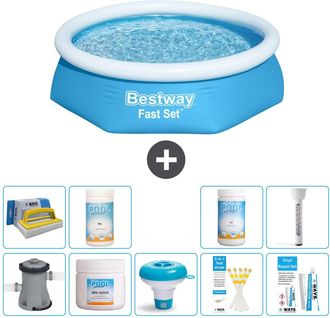 Bestway Piscina Bestway Fast Set Redonda - 244x61 Cm - 8-piezas S43329