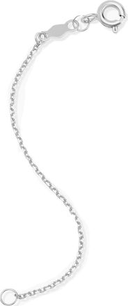 MAX + STONE Solid 14K Yellow or White Gold Necklace Cable Chain Extension (3 inches)