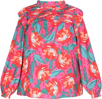 Izia Grote maat blouse vrouwen roos