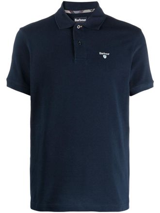 Barbour Navy Blue Logo Polos