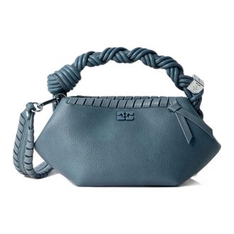 Ganni Bou Mini Tress&eacute; - Bags - Mujer - Azul - ONE SIZE