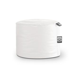 Happers Happers - Puff Taburete Polipiel Indoor Blanco