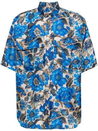Moschino Camicia a fiori - Blu
