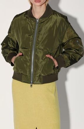 Walter Baker Elias Bomber Jacket in Olive at Nordstrom Rack, Size X-Small