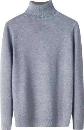 Generic Mens Black Half Turtleneck Jumper Plus Size Long Sleeve Roll Neck Tops for Men Stylish Western Basic T-Shirt Formal Lightweight Autumn Turtle Neck Swe