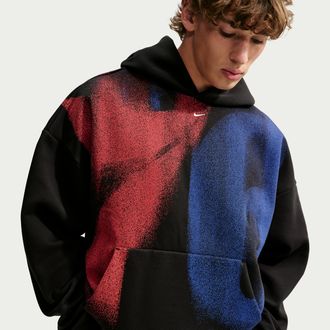 Nike Philadelphia 76ers Standard Issue Nike Mens NBA Fleece Basketball Hoodie in Black | IQ2575-010