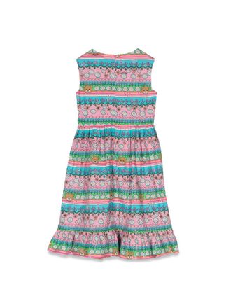 Moschino Multicolour Cotton Dress - Multicolor