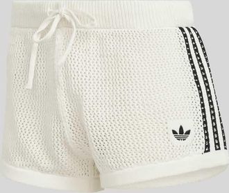 adidas Originals Regular Fit Shorts in Strickoptik in Offwhite, Gr&ouml;&szlig;e XL