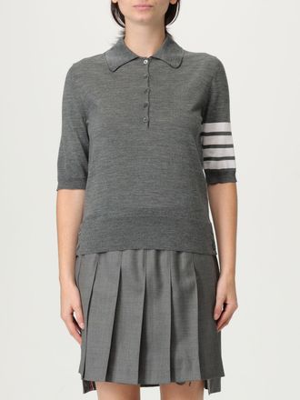 Thom Browne Polo Shirt THOM BROWNE Woman color Grey