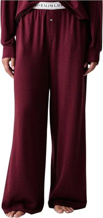 Polo Ralph Lauren Short Sleeve Pajama Set - Dames - Pyjama - Rood - M - Katoen - Nachtkleding