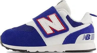 New Balance (TD) New Balance 574 Hook & Loop Team Royal White NW574RT1