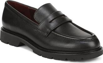 Vince Siena Lugged Penny Loafer in Black at Nordstrom, Size 9.5