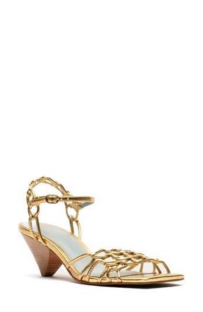 Frances Valentine Alexandra Chain Link Sandal in Platino at Nordstrom Rack, Size 6.5