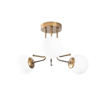 Wonderlamp Wonderlamp - Plaf&oacute;n De Techo Marga Oro (3 Luces)