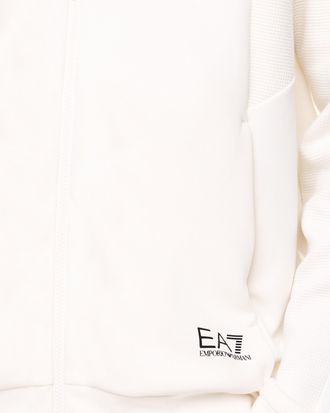 Emporio Armani Mens Hooded Sweatshirt Sugar Swizzle Polyester Sweatshirts Sweater